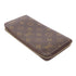 LOUIS VUITTON LV GHW Zipper Long Wallet M60017 Monogram Brown