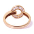 Fine Jewelry 0.44ct Diamond Ring US#7 18K Pink Gold
