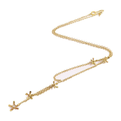 JEWELRY Diamond Necklace 18K Yellow Gold