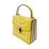 BVLGARI SHW Serpenti Forever 2 Way Shoulder Bag Handbag Calfskin Leather Yellow