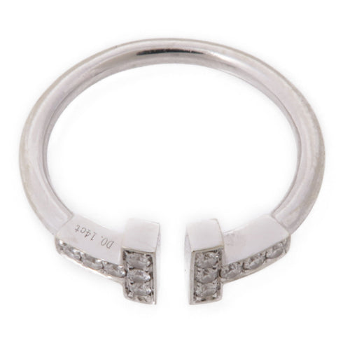 TIFFANY&CO T Ring Diamond Ring US#6