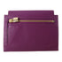 HERMES GHW Kelly Pocket Bifold Wallet Chevre Leather Rose Purple