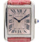 CARTIER Tank Solo Quartz Watch W5200000 Stainless Steel/Leather Pink