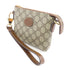 GUCCI GHW GG Supreme 2 Way Shoulder Bag Coated Canvas Brown