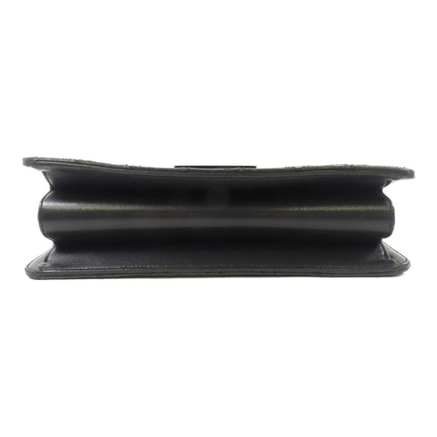 CHANEL CC Chain Shoulder Bag Calfskin Leather