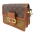 LOUIS VUITTON LV GHW Mini Dauphine Shoulder Bag M45959 Monogram Reverse Brown v2