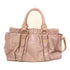 Miu Miu GHW 2 Way Shoulder Bag Handbag Calfskin Leather Light Purple