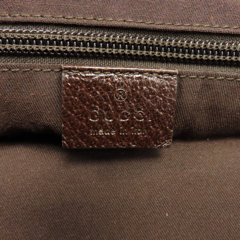 GUCCI GG Tote Bag Handbag 131233 Canvas Brown