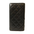 CHANEL Quilted CC Cambon Line Long Wallet Calfskin Leather Black