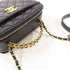 CHANEL CC GHW 2 Way Shoulder Bag AS3222 Calfskin Leather Black