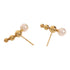 Jewelry Pearl Earrings 1.7g 18K Yellow Gold