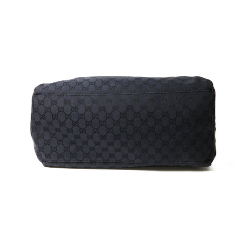 GUCCI GG SHW Shoulder Bag Canvas 153240 Navy