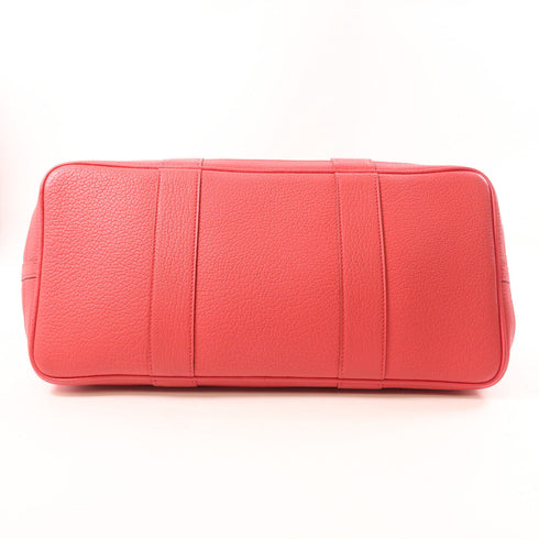 HERMES PHW Garden Party PM Handbag Tote Bag Negonda Leather
