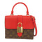 LOUIS VUITTON LV GHW Locky BB Shoulder Bag M44322 Monogram Brown Red