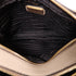 PRADA GHW Shoulder Bag Calfskin Leather Grey