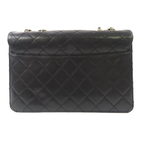 CHANEL CC Chain Shoulder Bag Calfskin Leather