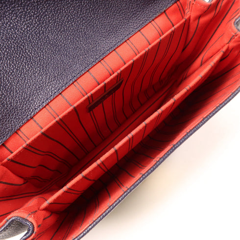 LOUIS VUITTON LV GHW Pochette Metis 2 Way Bag M44071 Monogram Empreinte Navy v2