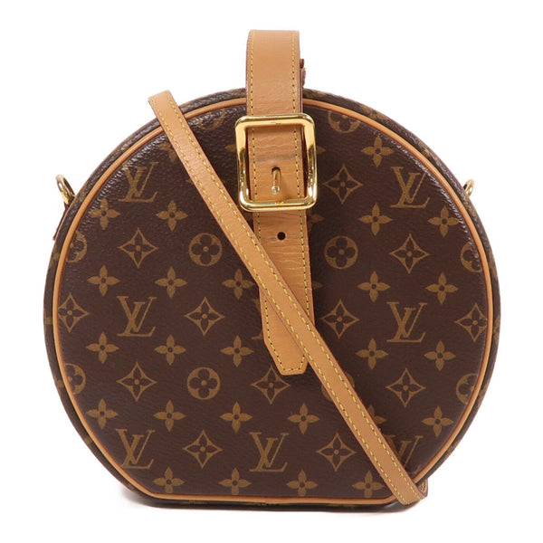 LOUIS VUITTON LV GHW Petite Boite Chapeau Shoulder Bag M43514 Monogram Brown