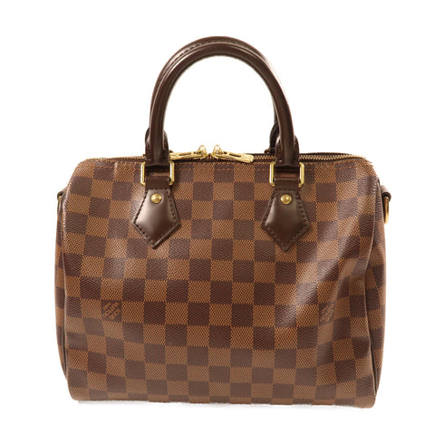 LOUIS VUITTON LV GHW Speedy 25 2Way Shoulder Bag Damier N40575 Brown