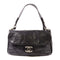 CHANEL CC SHW Shoulder Bag Calfskin Leather Black