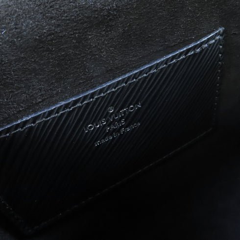 LOUIS VUITTON LV Twist MM Chain Shoulder Bag M50282 Epi Leather Black