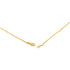 HERMES O'Kelly Necklace Leather/Metal Gold/Pink
