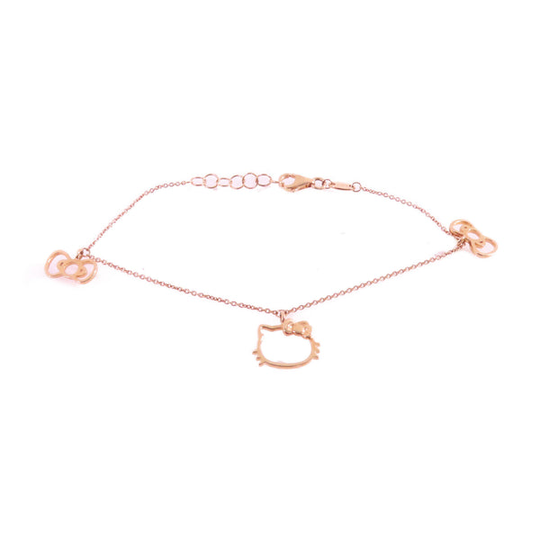 JEWELRY Hello Kitty Bracelet 18K Rose Gold