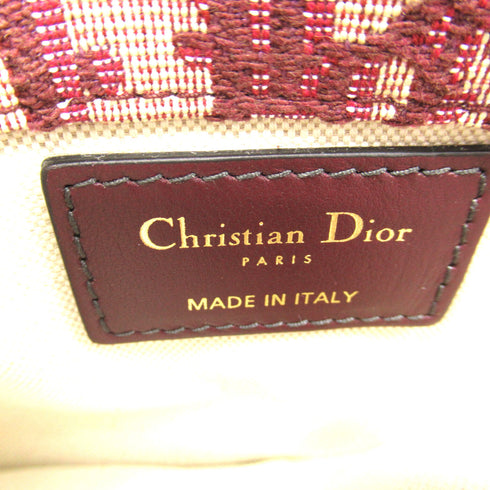 Christian Dior Mini Saddle Waist Hip Bum Bag Canvas Bordeaux Used Women