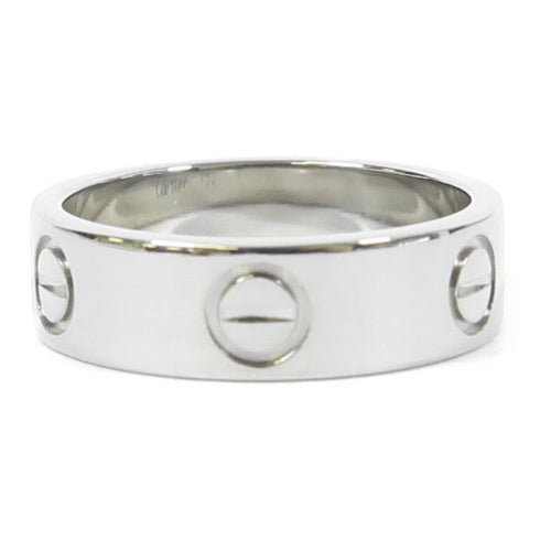 CARTIER Love Ring B4084700 18K White Gold US#6