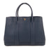 HERMES PHW Garden Party TPM Hand Bag/Tote Bag Negonda Leather Bleu De Prusse