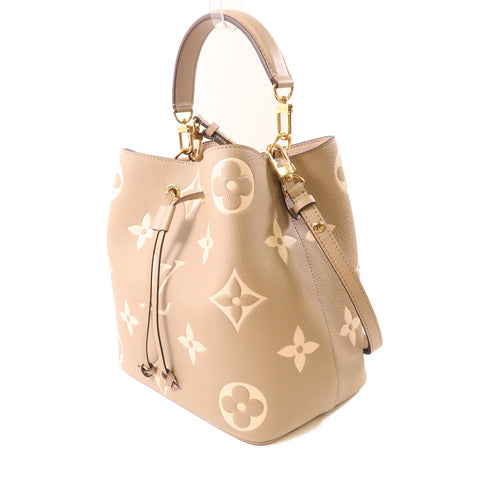 LOUIS VUITTON LV GHW Neo Noe MM 2 Way Shoulder Bag M45555 Monogram Empreinte