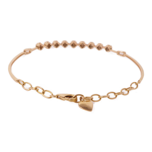 JEWELRY Diamond Bracelet 18K Pink Gold