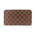 LOUIS VUITTON LV Zippy Organizer Long Wallet N60003 Damier Brown