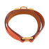HERMES GHW Rivale Double Tour Bracelet Bangle Epsom Leather
