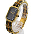 CHANEL CC Premiere L Quartz Watch H0001 Gold Plated Leather Black v1