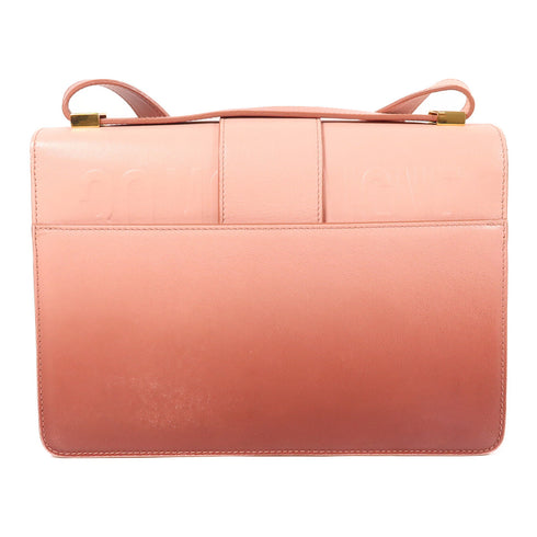 Christian Dior CD GHW Montaigne 30 Shoulder Bag Calfskin Leather Pink