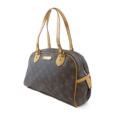 LOUIS VUITTON LV GHW Montorgueil PM Shoulder Bag M95565 Monogram Brown