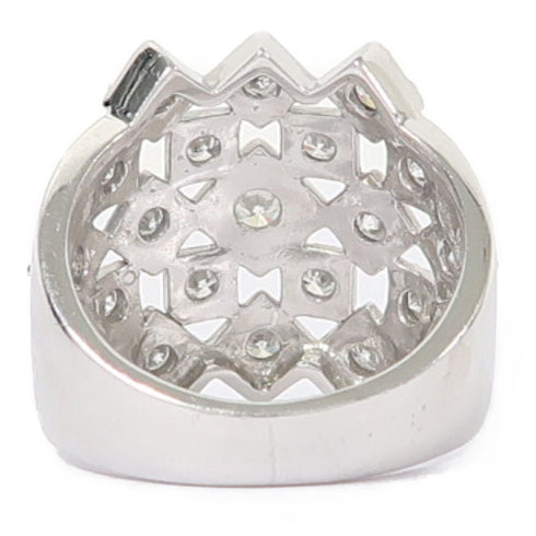 Fine Jewelry 1.25ct Diamond Ring PT900 Platinum US#6