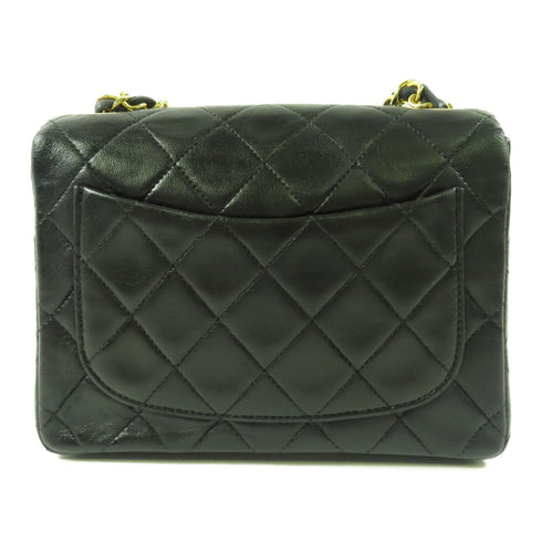 CHANEL CC GHW Chain Shoulder Bag Calfskin Leather v3