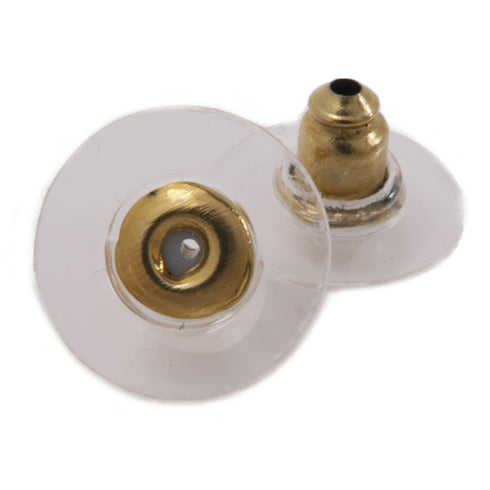 CHANEL CC Earrings A13/B Metal Gold