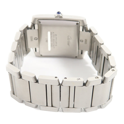 CARTIER Tank Francaise Automatic Watch W51002Q3 Stainless Steel Silver
