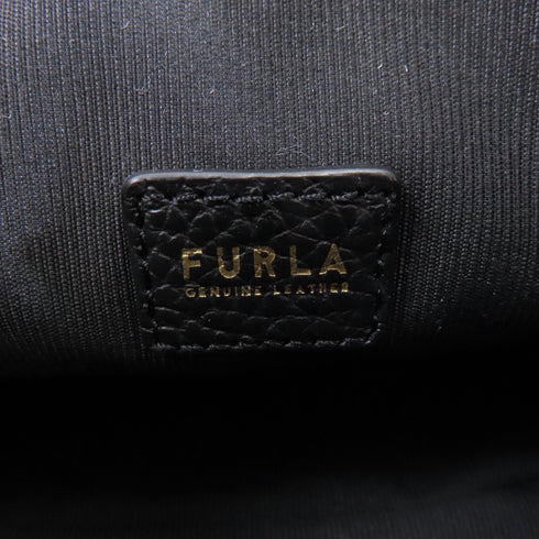 Furla GHW Shoulder Bag FP12019/392/2 Calfskin Black