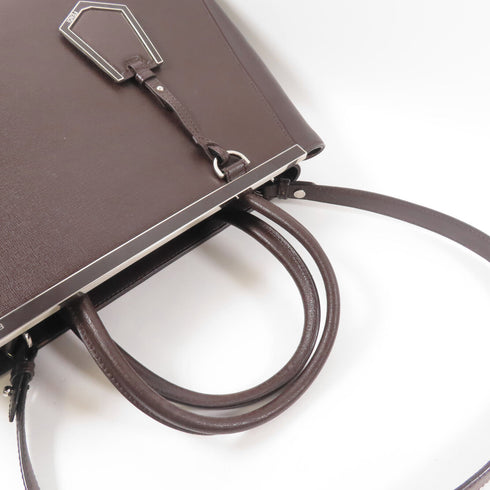 FENDI SHW 2 Jours 2 Way Bag 8BH250.D7E Calfskin Leather