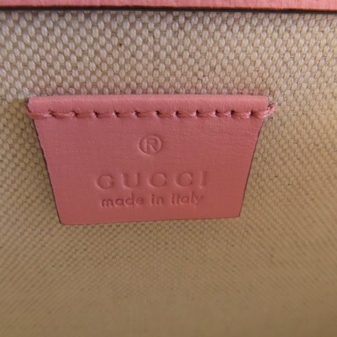 GUCCI GG Dionysus Shoulder Bag 400249 Calfskin Leather Pink/Red