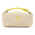 HERMES PHW Bride A Brac Hand Bag Canvas Yellow