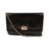 CHANEL CC SHW WOC Wallet On Chain Shoulder Bag Calfskin Leather Black
