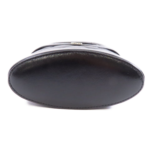 CHANEL Quilted CC GHW Chain Shoulder Bag AP3924 Lambskin Leather Black