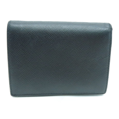 Prada Wallet Saffiano Leather Black 5942 TEST