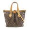 LOUIS VUITTON LV GHW Palermo PM 2 Way Shoulder Bag M40145 Monogram Brown v7