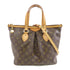 LOUIS VUITTON LV GHW Palermo PM 2 Way Shoulder Bag M40145 Monogram Brown v7